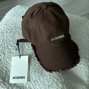 Jacquemus brown safari cap
